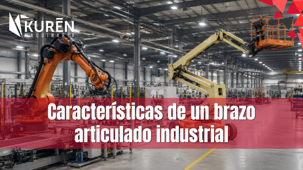 Características de un brazo articulado industrial